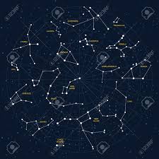 Vector Sky Map Constellations Stars Andromeda Lacerta Cygnus Constellations Constellation Art Constellation Tattoos