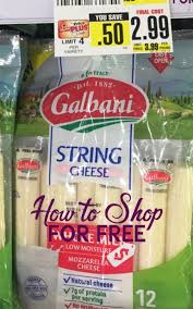 nice savings on galbani string cheese