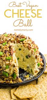 This Is The Best Vegan Cheese Ball Recipe Why It S Infused With Sauteed Sage And Rolled In Toasted Vegan Cheese Ball Recipe Cheese Ball Recipes Vegan Cheese