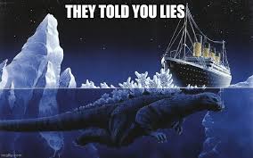 Trending images and videos related to titanic! Godzilla Sinking The Titanic Imgflip