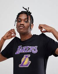Shop new los angeles lakers apparel and official lakers nba champs gear at fanatics international. New Era Nba La Lakers T Shirt In Black Asos