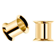 Check spelling or type a new query. Double Flare Tunnel 14k Gold Plugs Freshtrends
