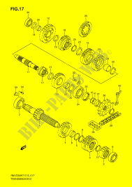 With the engine out i rebuilt the top end using the oem top end rebuild kit supplied. Transmission For Suzuki Rm Z 250 2008 Suzuki Motorcycles Genuine Spare Parts Catalog