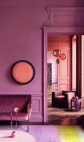 Farben Harmonie Diese Farbtone Die Manchmal Fast Uberall Lila Sind Sind Fast Unangenehm Die Hellere Lachsfarbe Today Pin Innenraumfarben Haus Deko Haus Innenarchitektur