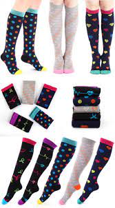 Designer Compression Socks Support Stockings Reduce Swelling Compression Socks Support Stockings Support Socks
