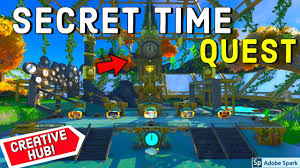You can use the filter to check out creative map codes in specific categories including zone wars, death runs, prop hunt. Secret Time Quest Yojj47 Creative Hub New Featured Hub Secret Quest Fortnite Creative Youtube