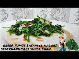 Bagi anda yang tidak bisa menghindari makanan berlemak dan enggan untuk berolahraga mungkin pilihan anda yaitu mengkonsumsi obat diet. Resep Diet Tumis Bayam Olahan Bayam Untuk Diet Hanya 65 Kalori Youtube