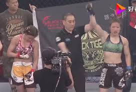 MMA History Today on X: May22.2016 Weili Zhang earns the 5th victory of  her professional career, when she finishes Alice Ardelean with a rear naked  choke t.co1CKRjb6yBd  X