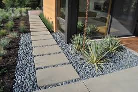My Love For Pavers Modern Landscaping Modern Front Yard Front Yard Landscaping Design