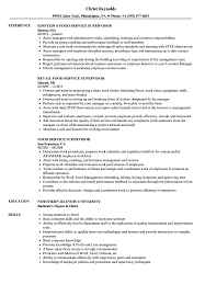 Personalized builder, customize to jobs Food Service Supervisor Resume Samples Velvet Jobs