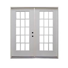 778 Home Depot Steves Sons 60 In X 80 In Retrofit Prehung Left Hand Inswing Primed White Steel Patio D Steel Patio Doors Patio Doors French Doors Patio