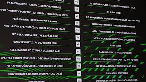 The draw for the inaugural europa conference league group stage was made this afternoon in istanbul, turkey. Uefa Europa Conference League Third Qualifying Round Draw Uefa Europa Conference League Uefa Com