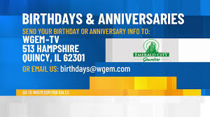 Birthdays and Anniversaries: April 5, 2024