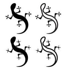 Black And White Lizard Black And White Silhouettes Lizard Icons Of Vector Image On Vectorstock In 2020 Silhouette Images Gecko Tattoo Free Images For Websites
