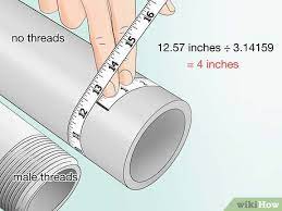 Finally measure the diameter of the inserted side of the paper tube with a ruler or tape measure. How To Measure Pipe Size 6 Steps With Pictures Wikihow
