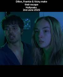 Dillon and Frankie Escape in Hollyoaks
