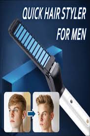13 01 M Styler Pro Men S Heat Hair Styling Ceramic Curler Straightener Iron A0mk Mstyler Mens Heat Hair Styler Quick Hairstyles Beard Straightening