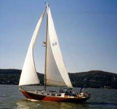 Bristol 40 Sailboat Boat Sailboat Wooden Sailboat