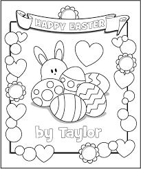 🤔 is your soul a cool color or a warm color? Free Personalized Coloring Pages Easter Frecklebox Bunny Coloring Pages Easter Coloring Pages Easter Coloring Sheets