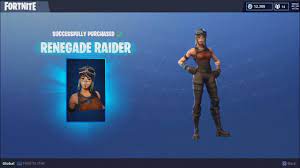 Buying the Renegade Raider & Raiders Revenge | Fortnite Season Shop 1 -  YouTube