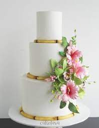 Pin By Dawn Crawford On Cakelava Hawaii Cakes Orchid Cake Floral Cake Beautiful Wedding Cakes