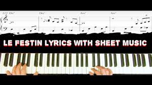 Le Festin Lyrics With Sheet Music Ratatouille In Pdf Mp3 Youtube Une vie a me cacher et puis libre enfin. le festin lyrics with sheet music