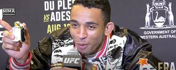 Carlos Prates asked to smoke a cigarette during his post fight interview  but the PR team told him no 🤣🚬