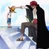 Fond d'écran one piece luffy et shanks. 3