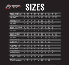 rst size chart sydney city motorcycles