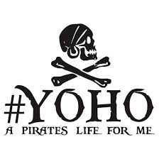Yo Ho Yo Ho A Pirate S Life For Me Yoho T Shirts Hoodies By Lalakay Redbubble Pirate Life Silhouette Template Cricut Vinyl