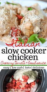 Italian Slow Cooker Chicken Thighs Low Carb Keto Slow Cooker Chicken Seeking Good Eats Recipe Slow Cooker Chicken Thighs Low Carb Crockpot Chicken Easy Crockpot Chicken