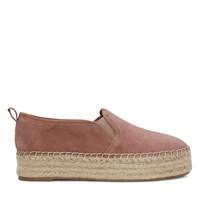 carrin platform espadrille in dusty rose