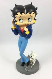 Betty Boop 7inch Statue Avenue Of The Stars Betty Boop And Her Dog