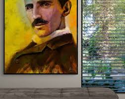 Fine Contemporary Graffiti & Pop Art Inventor Portrait