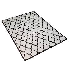 Outdoor teppich schwarz 90 x 180 cm marokkanisches muster zweiseitig surat. Wendeteppich Palace In Outdoorteppich Marokkanische Ornamente Flachgewebe Modern Teppich Boss