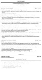 How to write general manager resume. Restaurant General Manager Resume Sample Mintresume