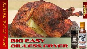 how to fry a turkey in char broils big easy oil less fryer