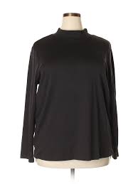 details about blair women black pullover sweater 2 x plus