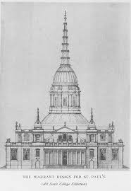 St Paul S Cathedral Warrant Design Architecture Drawing Renaissance Architecture Architecture Concept Drawings