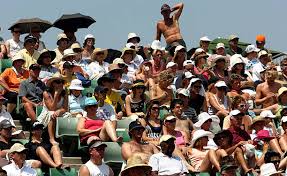 Image result for tennis fans in stands