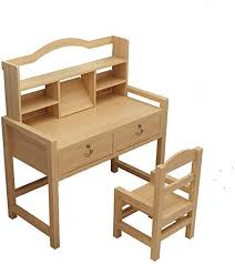 Hdhua Decoration Furniture Wooden Children S Desk Adjustable Kids Desk And Chair Set Bedroom Student In 2020 Desk And Chair Set Childrens Desk Childrens Desk And Chair