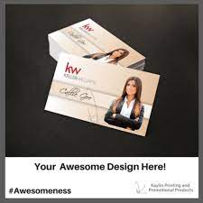 One way to do that is with personalized business cards. Custom Uncoated Business Cards Printed Appointment Cards Awesome Kaylin Printing And Promotional Products