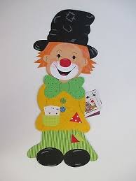 Fensterbild Clownmadchen Fasching Karneval Dekoration Tonkarton Eur 11 90 Fasching Im Kindergarten Fasching Basteln Fasching