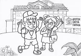 Foto gambar sekolah untuk mewarnai ini mampu kamu unduh dan kamu simpan dengan cara klik kanan pada maouse dan klik save. Berlatih Mewarnai Gambar Contoh Gambar Lomba Mewarnai Tk