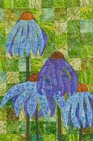 Coneflower Garden Quilt Pattern By 4th Sewingkitideas Garden Quilt Quilt Patterns Flower Quilts