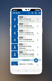 To make sure that you don't miss any upcoming matches, . Hints Vola Sports 6 70 For Android Apk Download