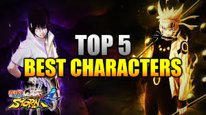 Naruto Ultimate Ninja Storm 4 Top 5 Best Characters W Commentary Youtube