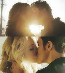 Caroline & Stefan.. First Kiss On Make A Gif