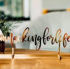 Custom Wedding Event Acrylic Signs Super Cute And Use Promo Code Seekingsolace For A Discount
