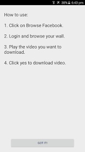 Full use our fb video downloader with your browser. Video Downloader For Facebook Apk Download For Android